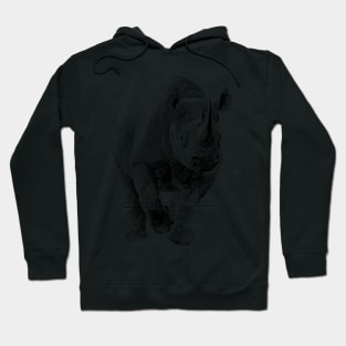 Endangered Black Rhino | African Wildlife Hoodie